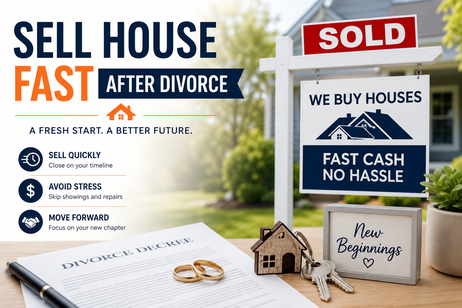 Sell House Fast After Divorce